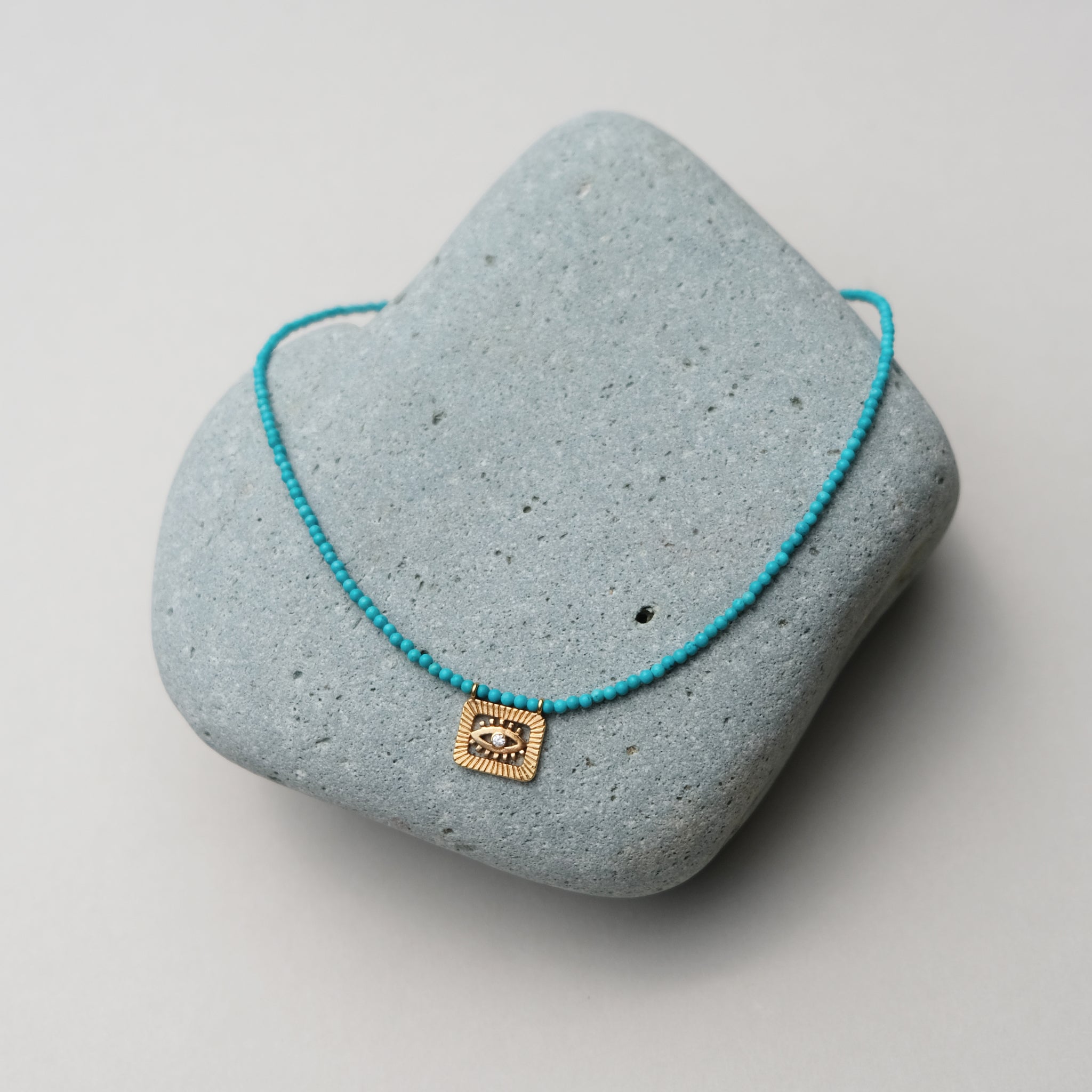 Beaded Evil Eye Necklace